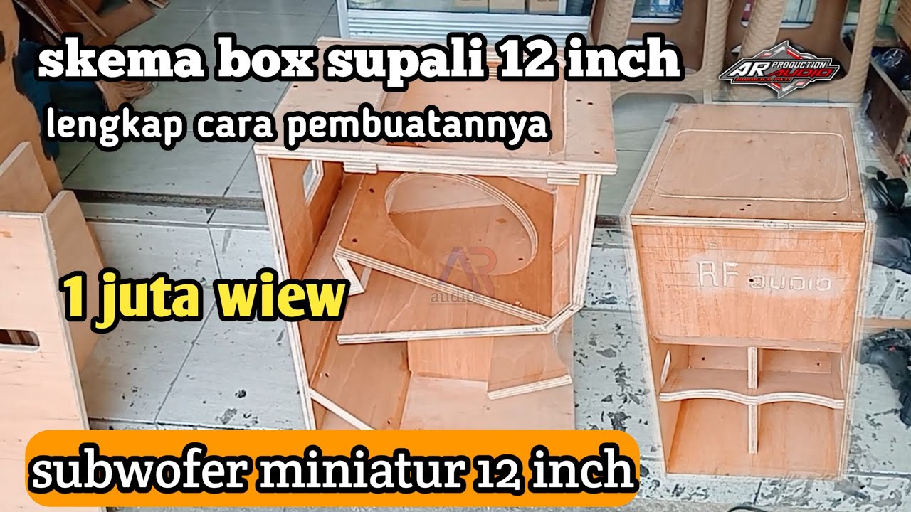 skema lengkap box supali 12 inch dan cara membuatnya ! subwofer miniatur supali 12 inch