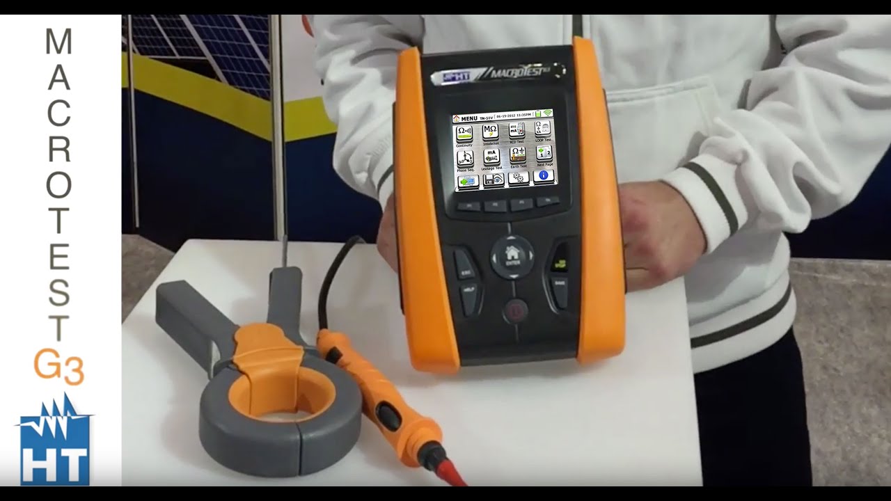 MACROTEST G3 testeur électrique multifonctions HT instruments Paris Elec 2015