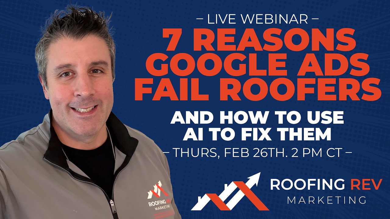 Stop Burning Money on Google PPC Ads (Roofers Only)