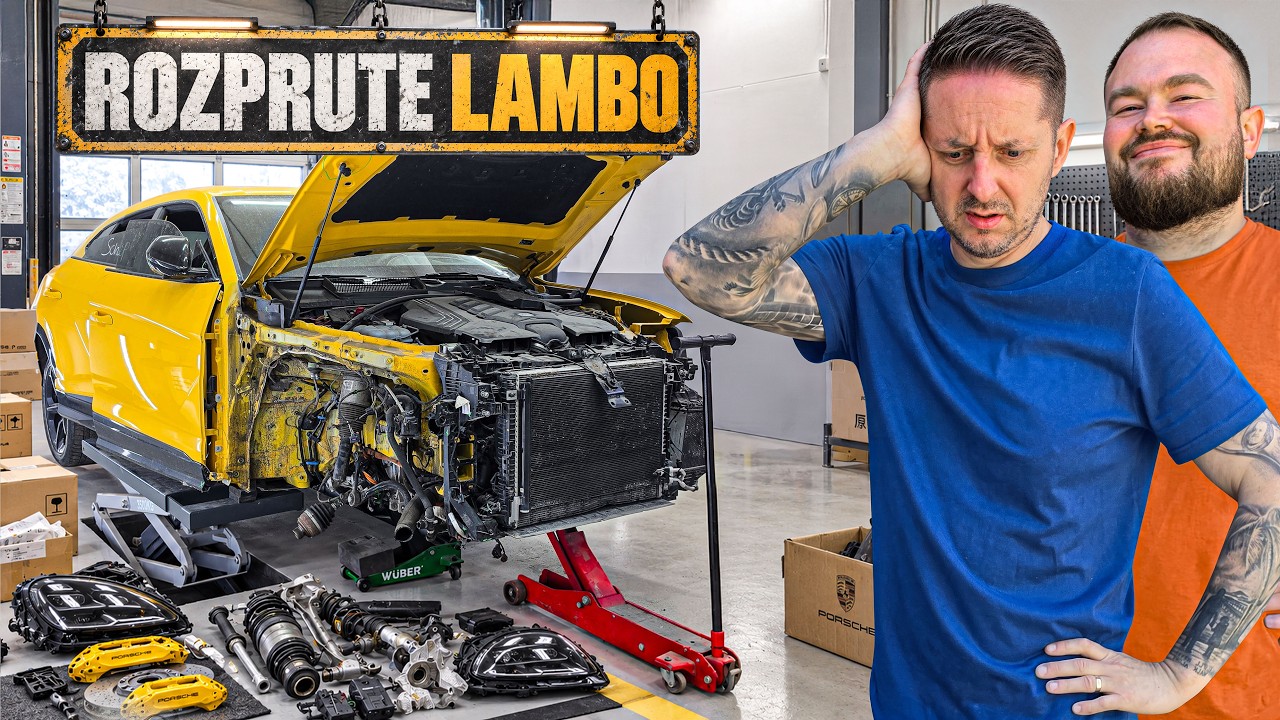 JAK WYJĄĆ DESKĘ ROZDZIELCZĄ W LAMBORGHINI URUS?! | ODBUDOWA LAMBORGHINI URUS Z KANADY #4