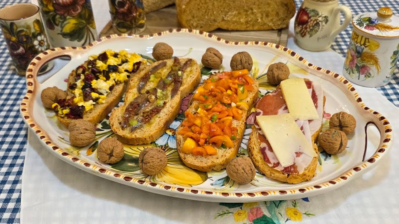 LO SDIJUNO-QUATTRO PANINI PER LA COLAZIONE RINFORZATA DEI CONTADINI