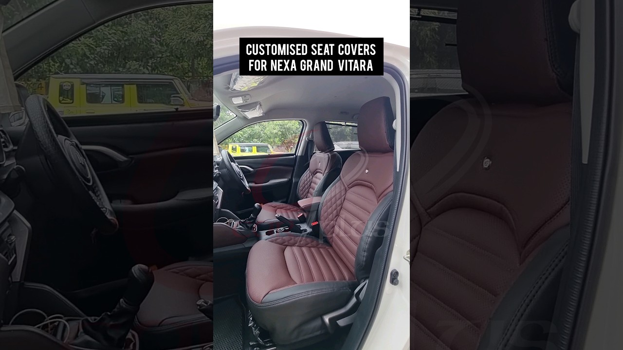 NEW NEXA GRAND VITARA CUSTOMISED SEAT COVERS | CARPLUS CAR ACCESSORIES