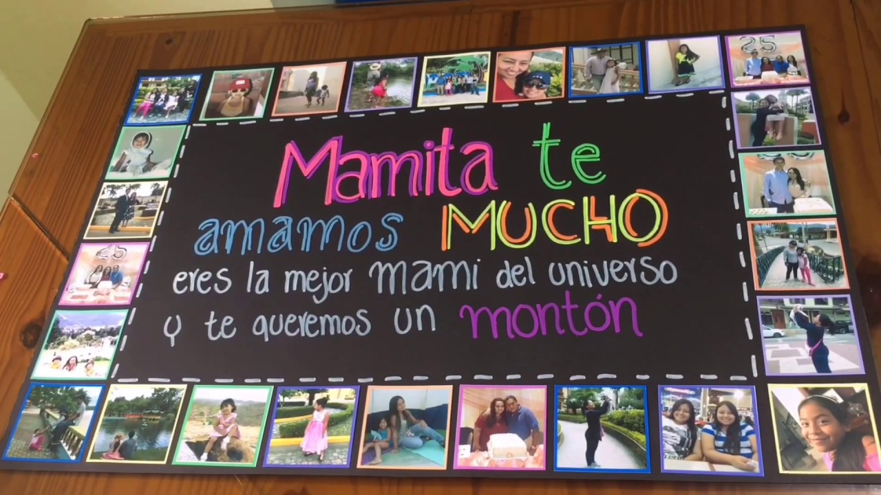 Cartel gigante para MAMÁ