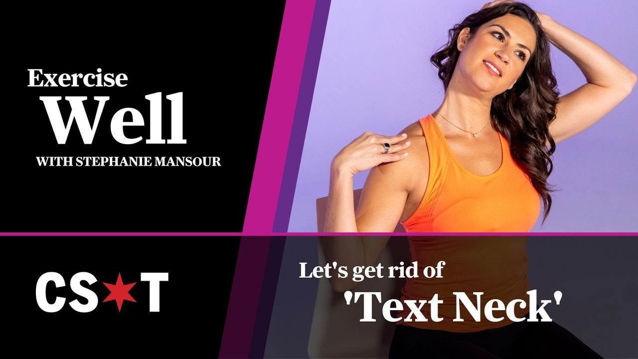 Stretches, strategies for easing neck and shoulder pain strain: Exercise Well with Stephanie Mansour