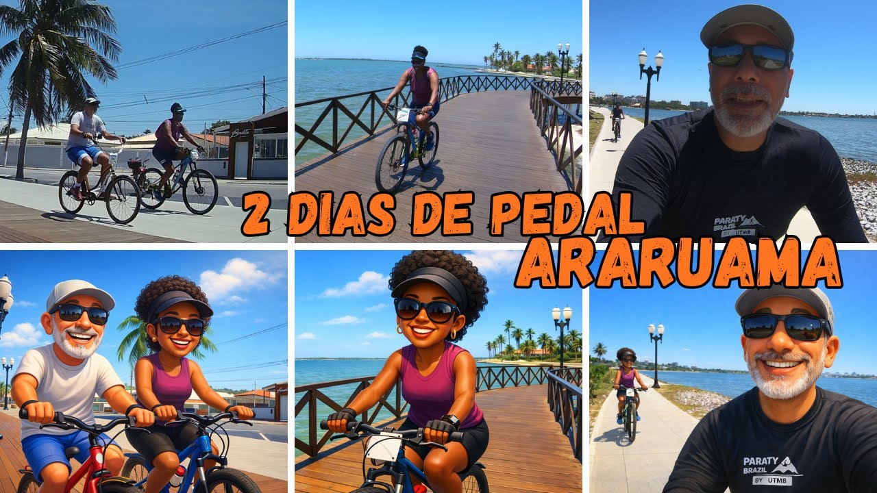 Pedal em Casal por Araruama 🌴🚴🚴‍| Lagoa, Ciclovia Oscar Niemeyer