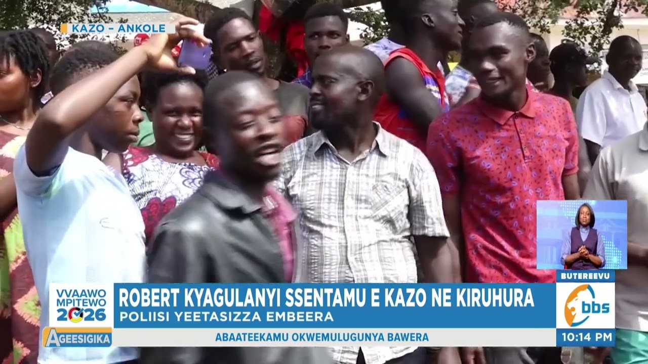 Kyagulanyi Ayuguumizza Kazo ne Kiruhura , Asabye Abaayo Bamulonde