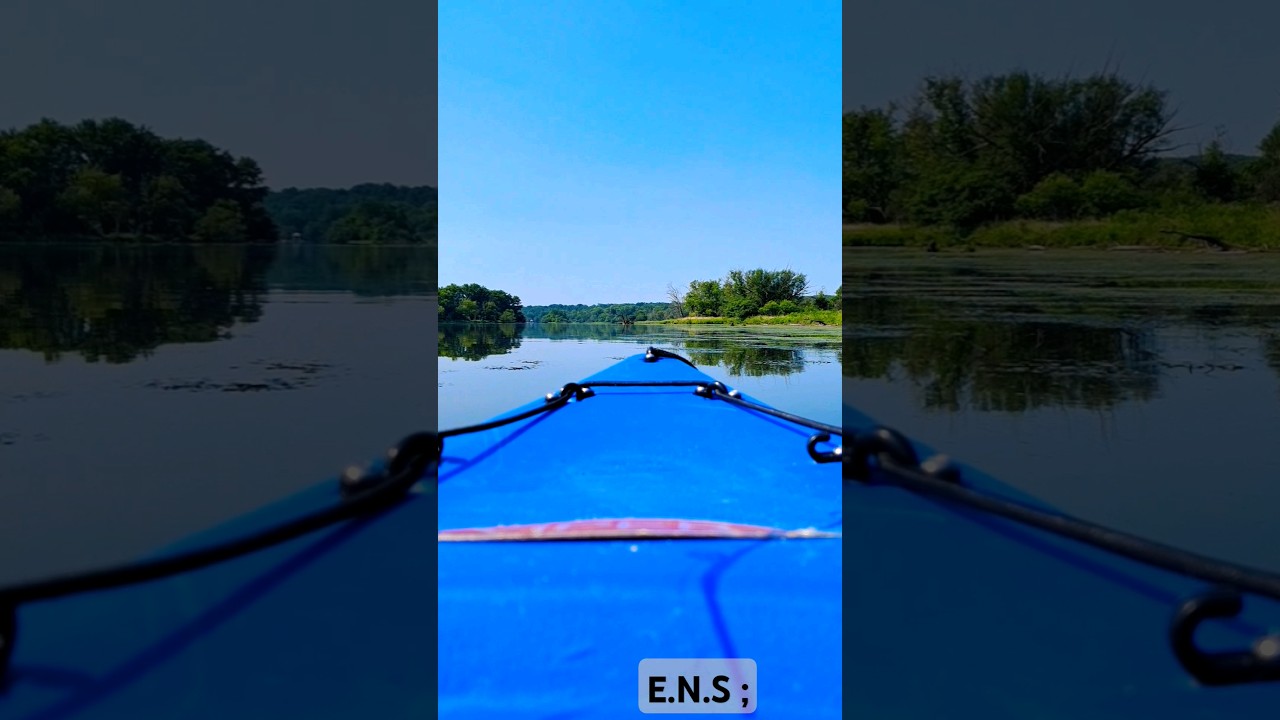 Quiet Kayaking on River - E.N.S ;    #river #kayaking #depression #nature #mentalhealthawareness