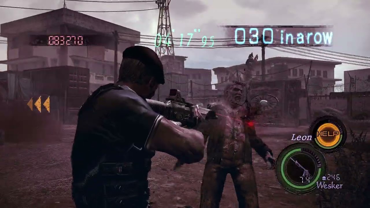 RE5 Train Yard Mercenaries ~ Gabriel Map Pack 1 ~ Krauser & Leon