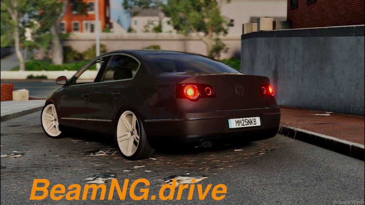 Beamng Drive Volkswaegn Passat B6 2.0CBAB Satge 1 230HP#beamng #beamngcrashes #simulator #gaming