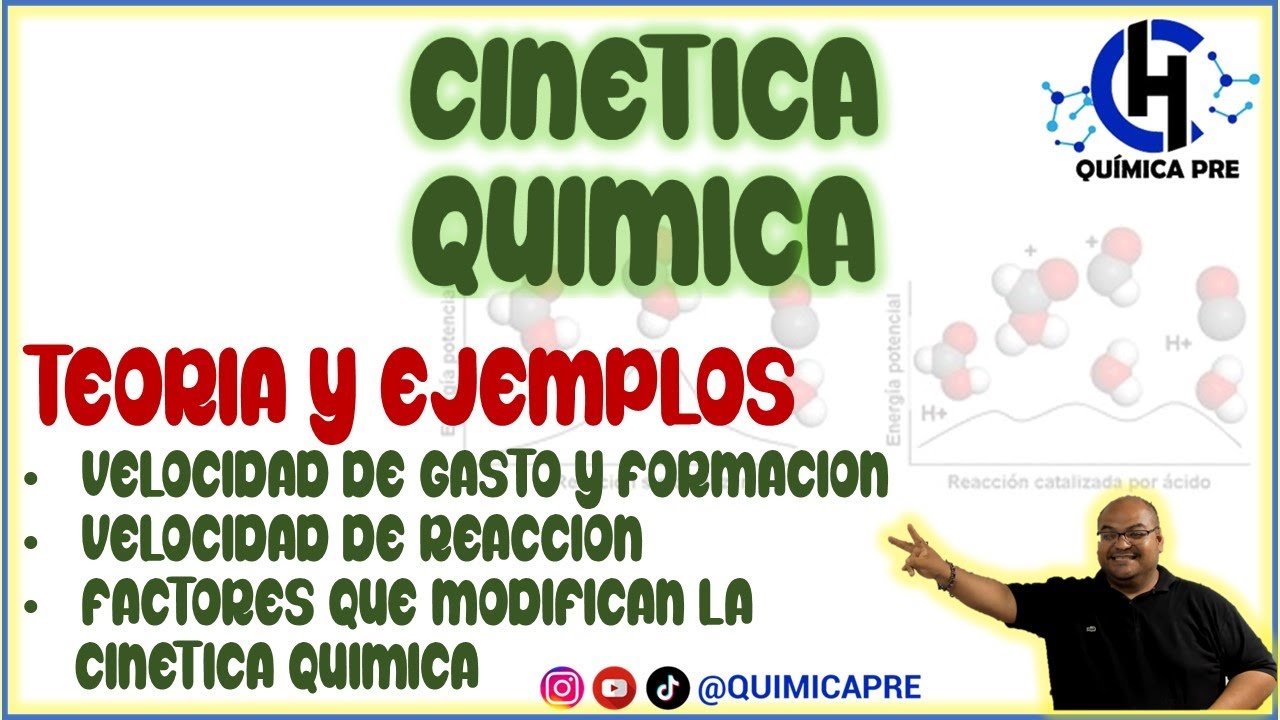 CINETICA QUIMICA - TEORIA Y EJEMPLOS