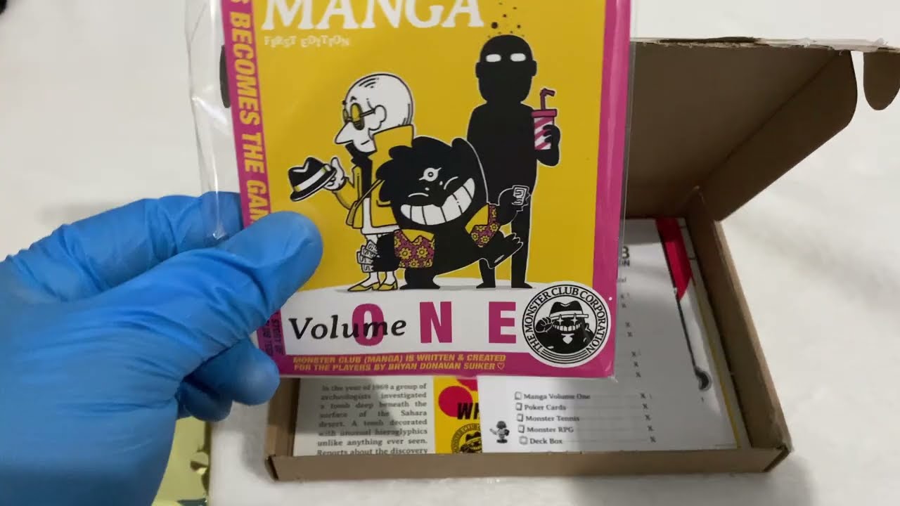Monster Club Cards Unboxing