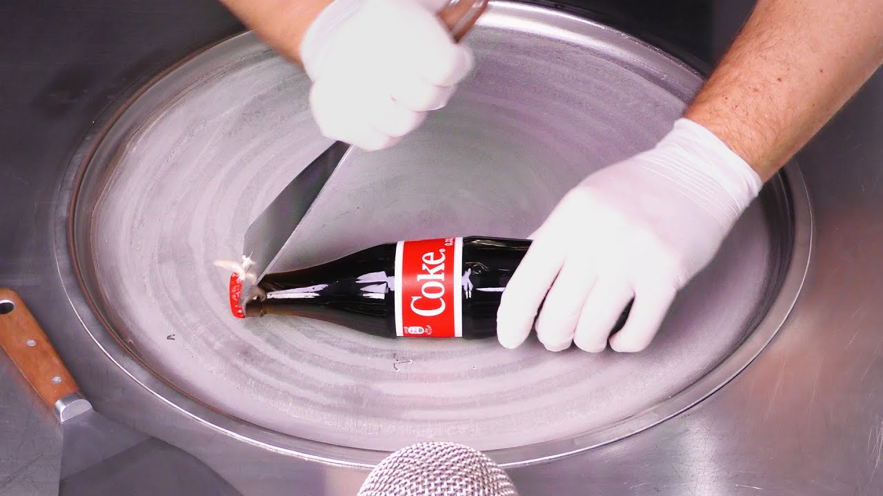 Coca-Cola Ice Cream Rolls | satisfying Street Food ASMR