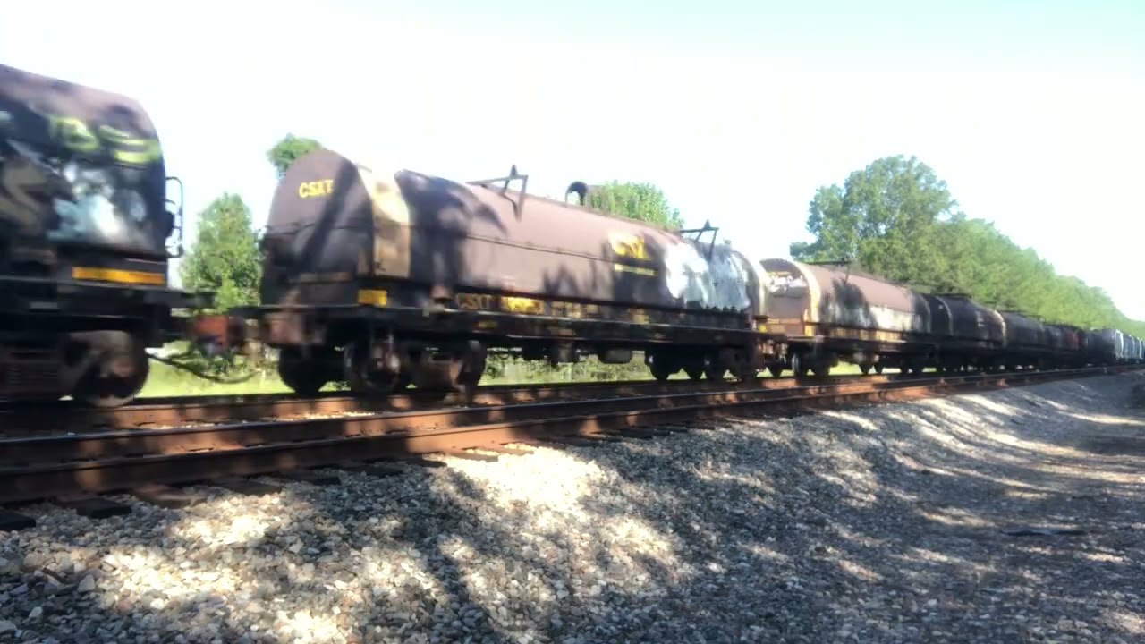 Long CSX M491 SB Manifest Train