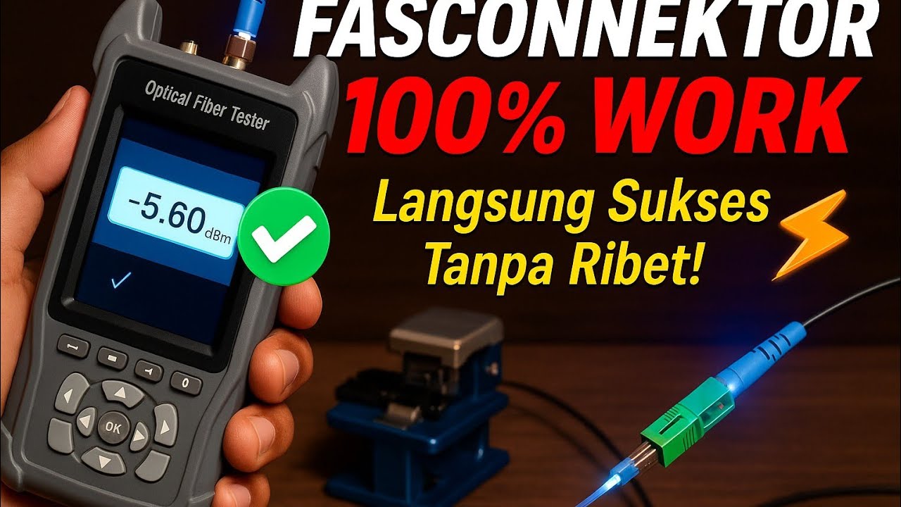 Cara Pasang Fast Connector Fiber Optic yang Benar untuk Pemula