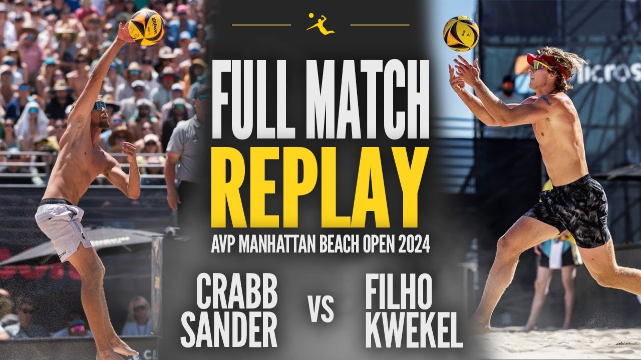 Ta.Crabb/Sander vs Filho/Kwekel | 2024 AVP Manhattan Beach Open: Friday Round 2