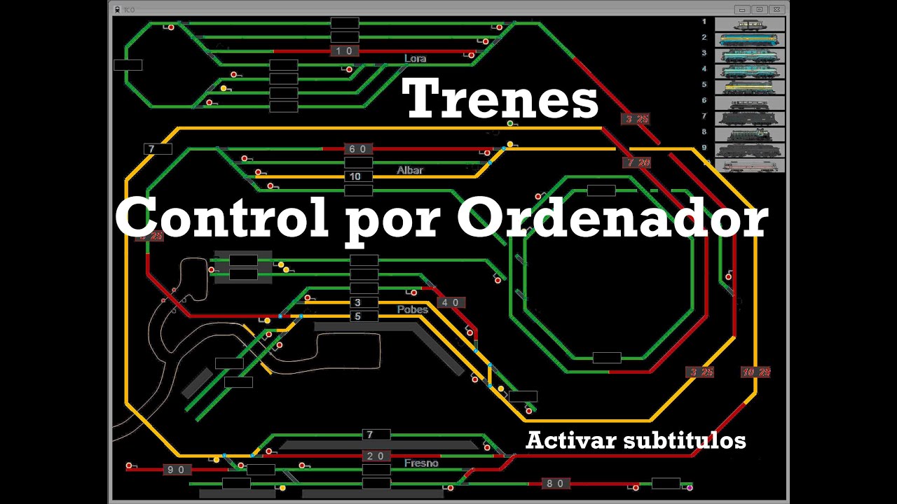 Modelismo trenes controlados por ordenador con programa propio