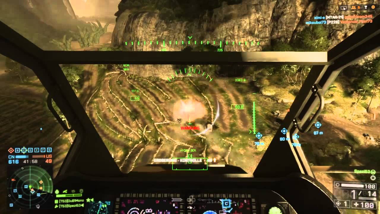 BF4 Attack Heli Gameplay Drachenpass