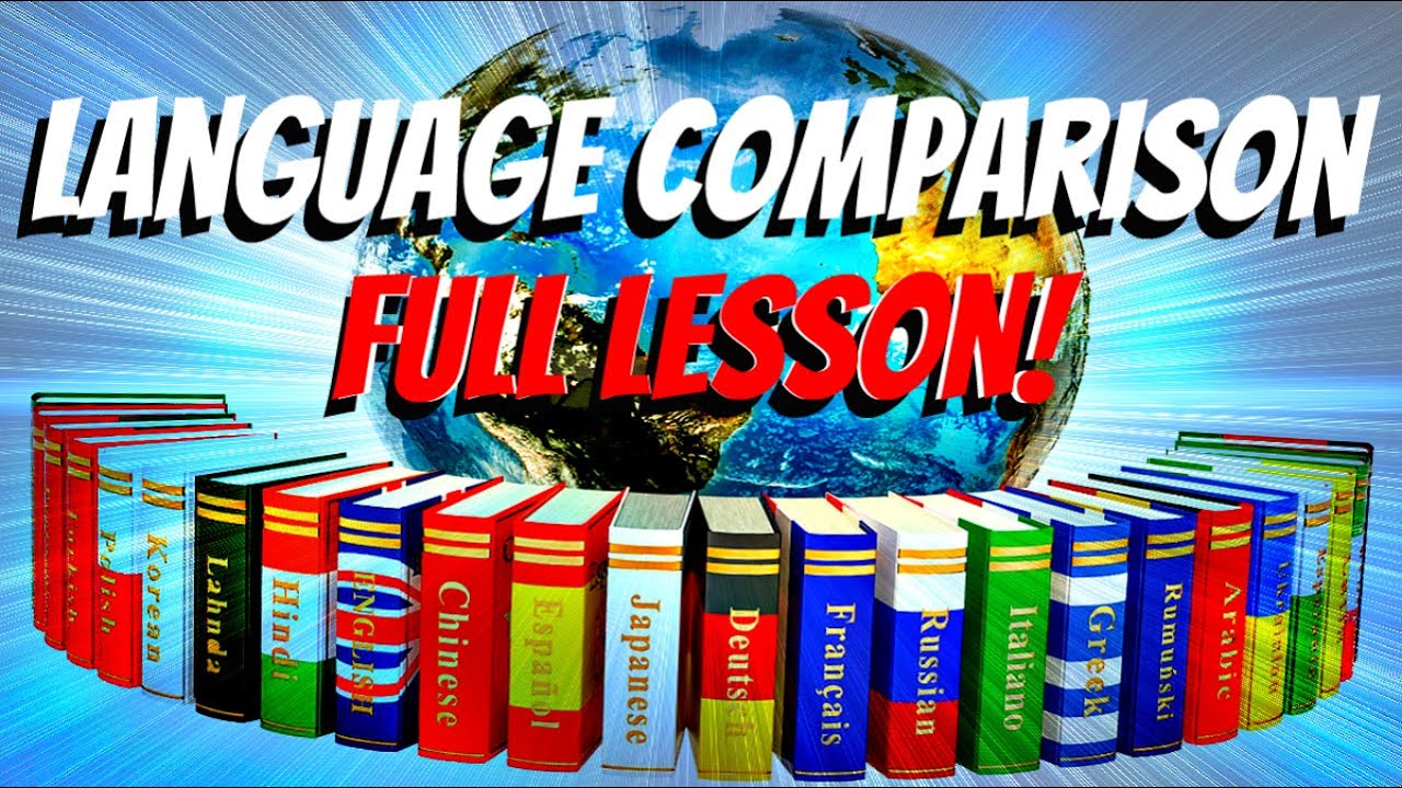 Language Comparison Lessons Only - How to become a Polyglot - Comparing 12 Languages