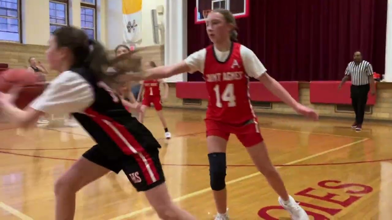 2025-2026 St Agnes 7th-8th Grade Girls Basketball Game #6 vs Holy Spirit (1-28 2-6)
