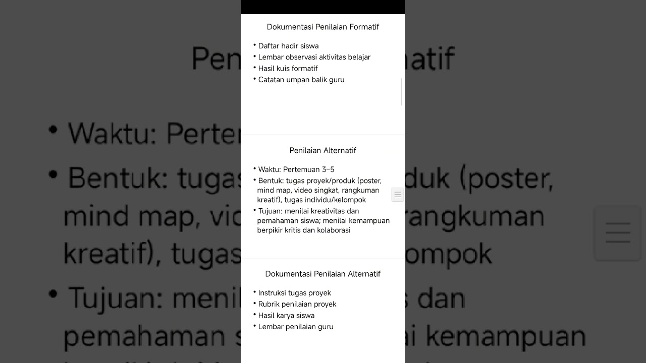 Tahapan proses penilaian dan evaluasi pembelajaran