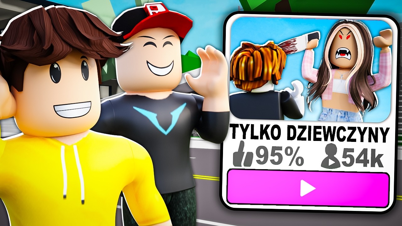 WKRADLIŚMY SIĘ na GRY TYLKO DLA DZIEWCZYN w ROBLOX! 🤫