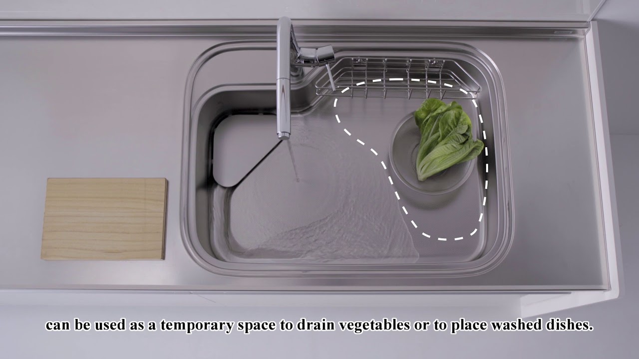 Song-Cho Cleanup STEDIA Kitchen System - Stream Flow Sink