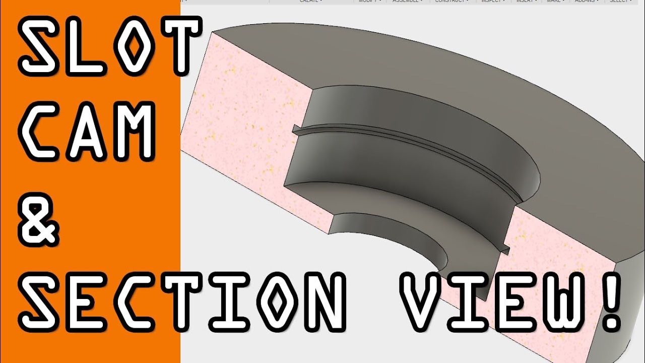Fusion 360 Slitting Saw Slot CAM траектория инструмента и вид сечения! FF40