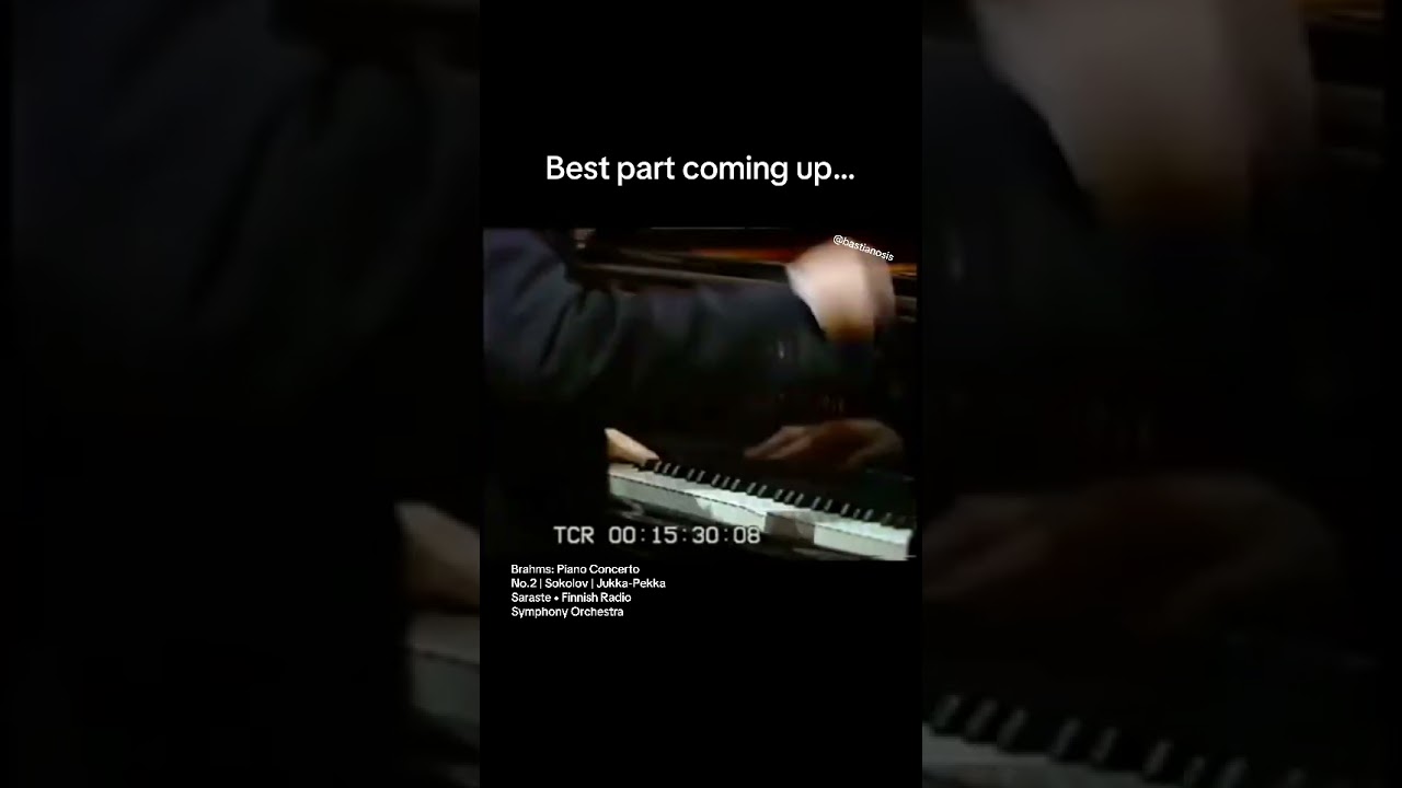 Sokolov owning Brahms epic piano concerto&hellip;
