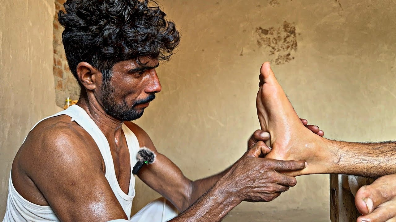 ASMR: Foot Massage Relaxing For Pain Relief | Sajju Master #footmassage