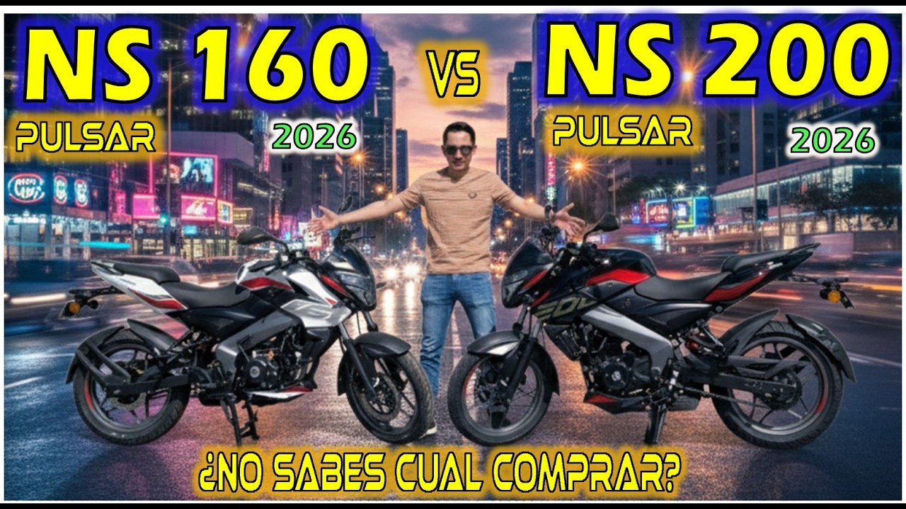 ▪️Pulsar Ns160 vs Ns200 ambas 2026!! Aqui te presento las 7 diferencias que presentan!!!