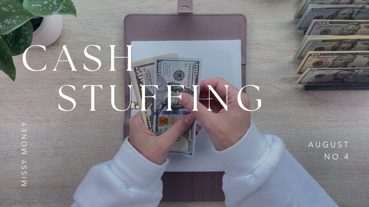 Cash Stuffing $1,650 | August No. 4 | Sinking Funds + Savings Challenges | For Beginners