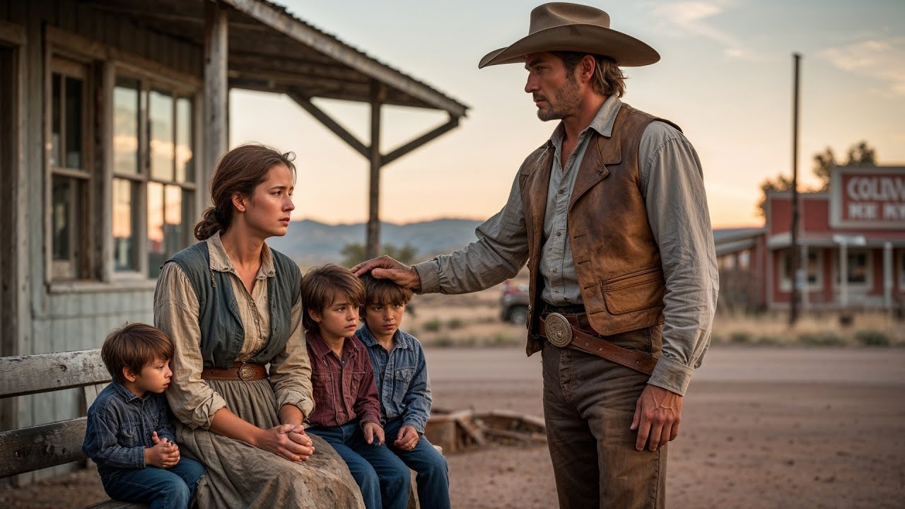 Widow With Three Sons Was Rejected, The Cowboy Said, “You’re Home Now”