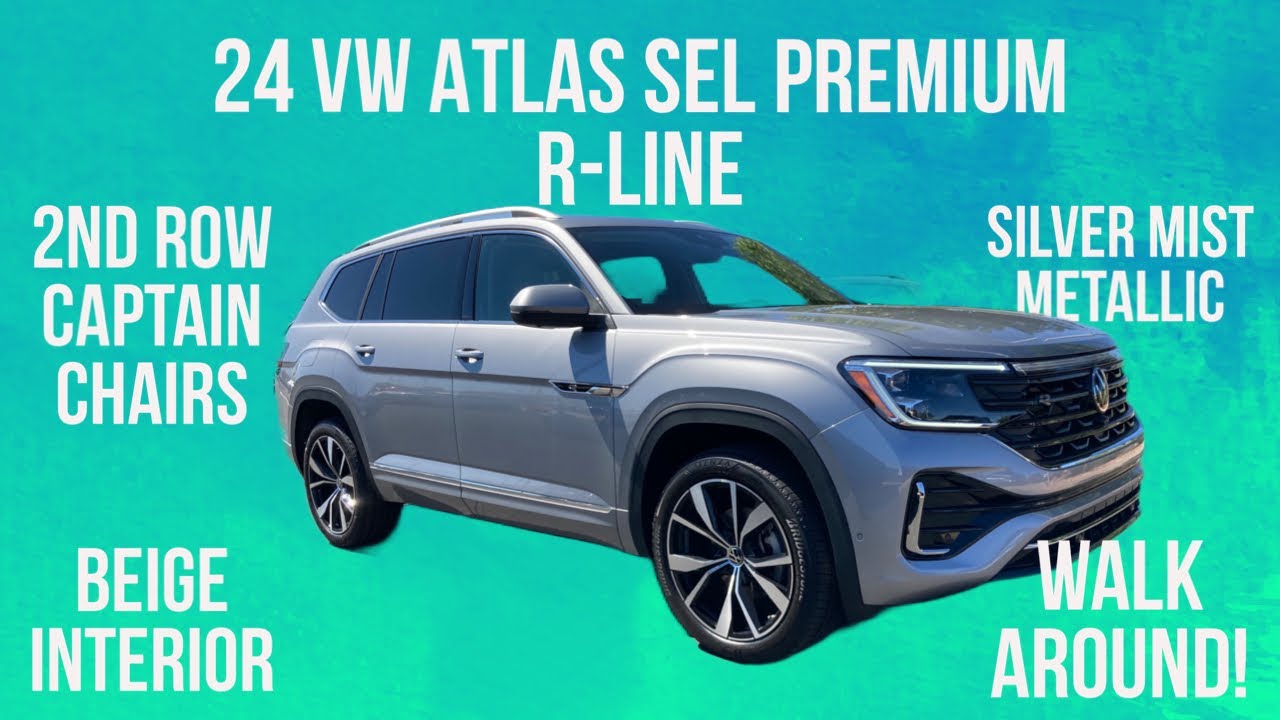 2024 Volkswagen Atlas SEL Premium R-Line in Silver Mist Metallic (Sold)