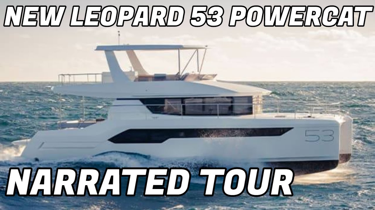 2020 New Leopard 53 Power Catamaran - Narrated Walkthrough