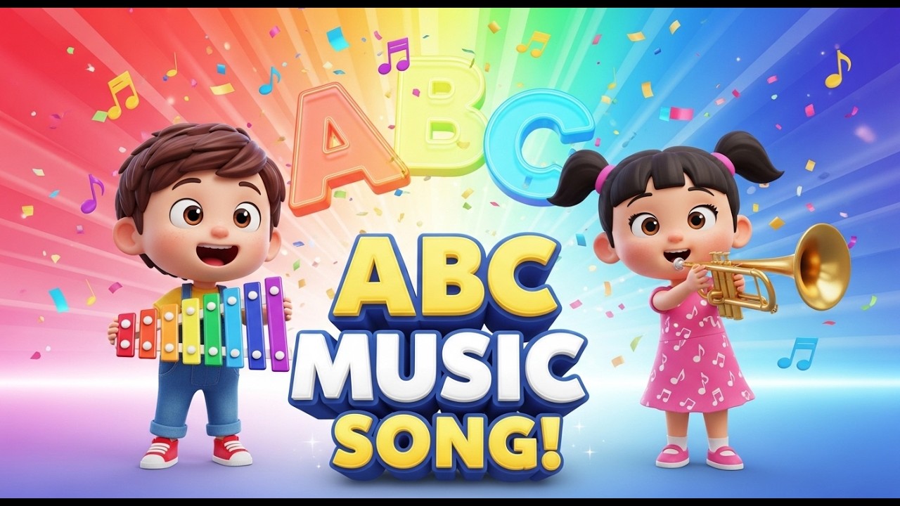 ABC Musical Instruments Song 🎵 A to Z Learning for Kids | Fun Preschool ABC Song