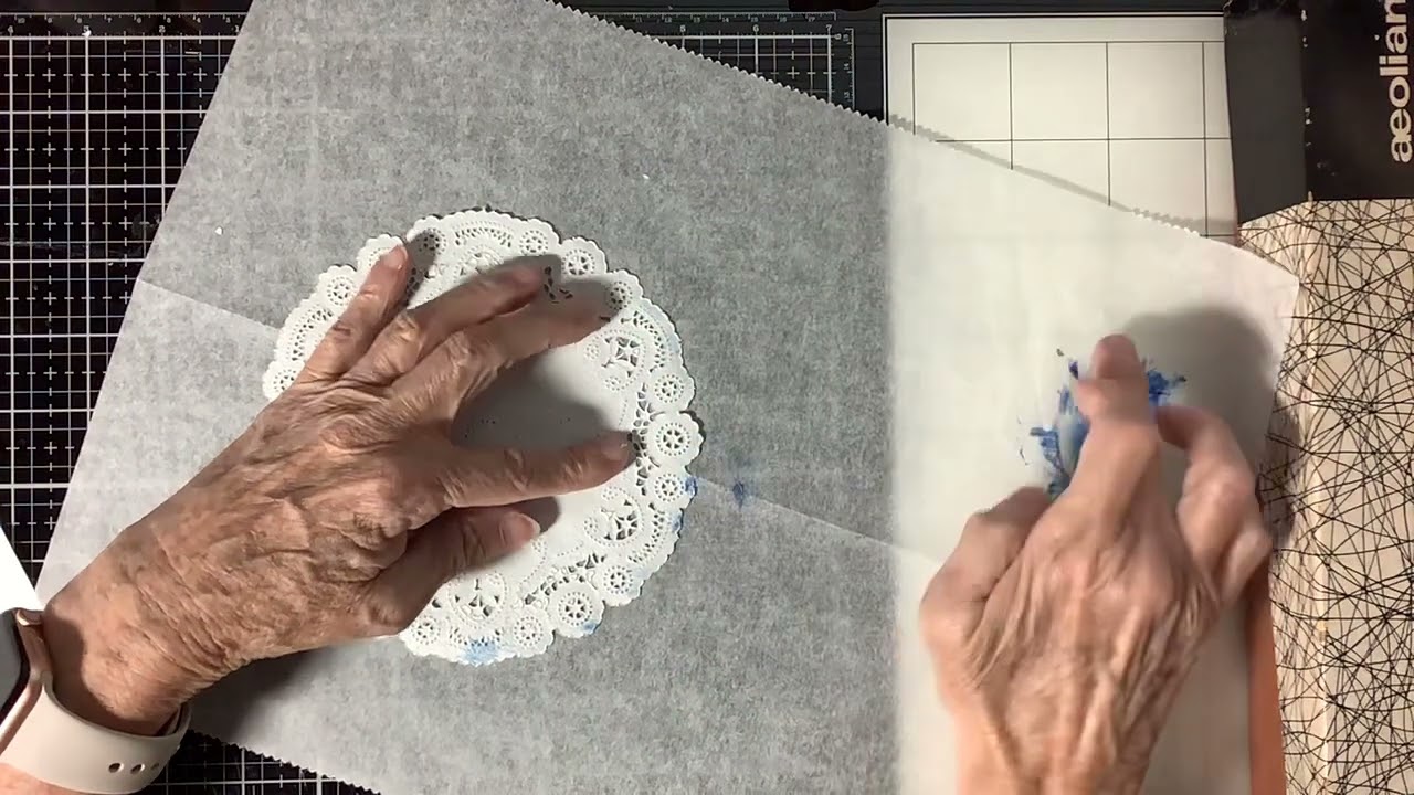 Printing on Doilies and vintage piano paper