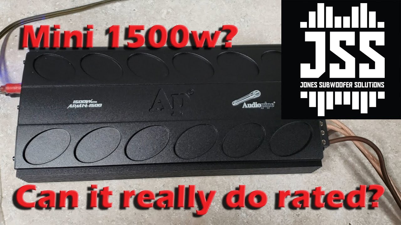AD-1 Amp Dyno Audiopipe APMN-1500 by Jones Subwoofer Solutions JSS