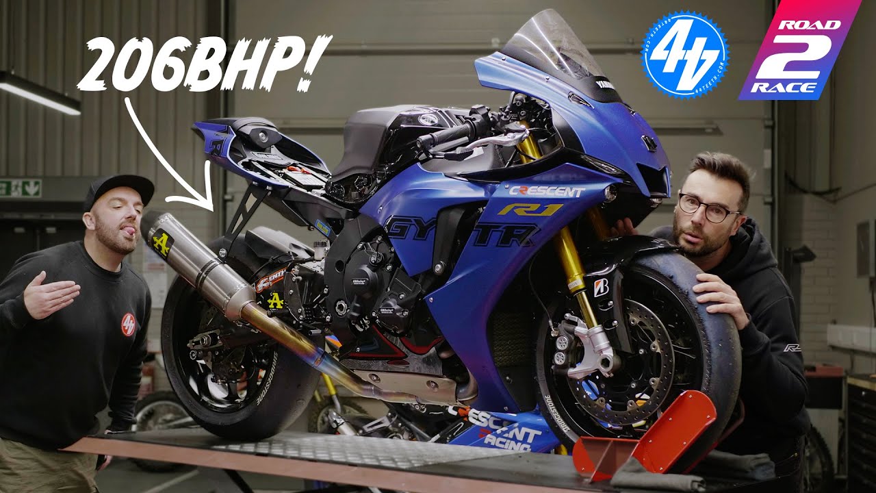 Our Crashed R1 makes 206hp | Road Bike to Race Bike