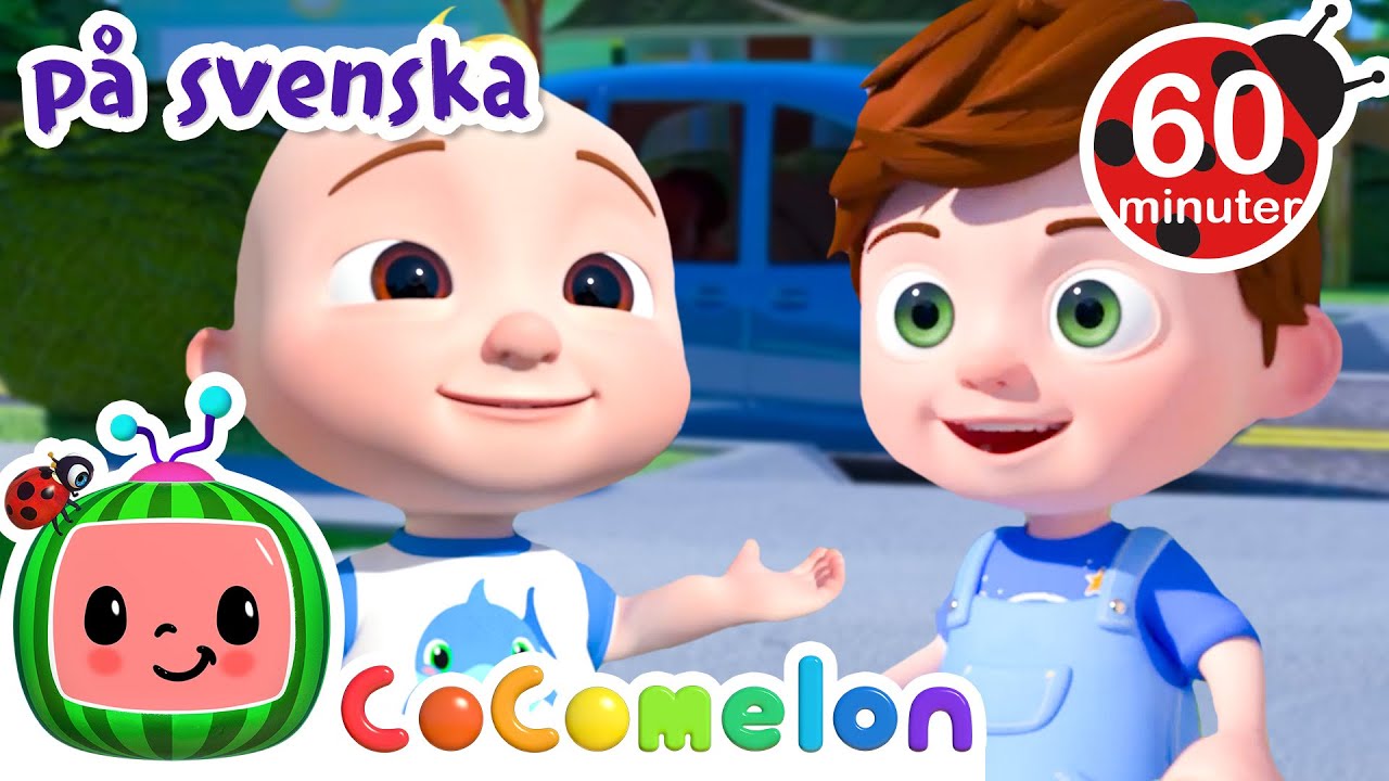 Tvätta bilen | Sånger för Barn | CoComelon Svenska
