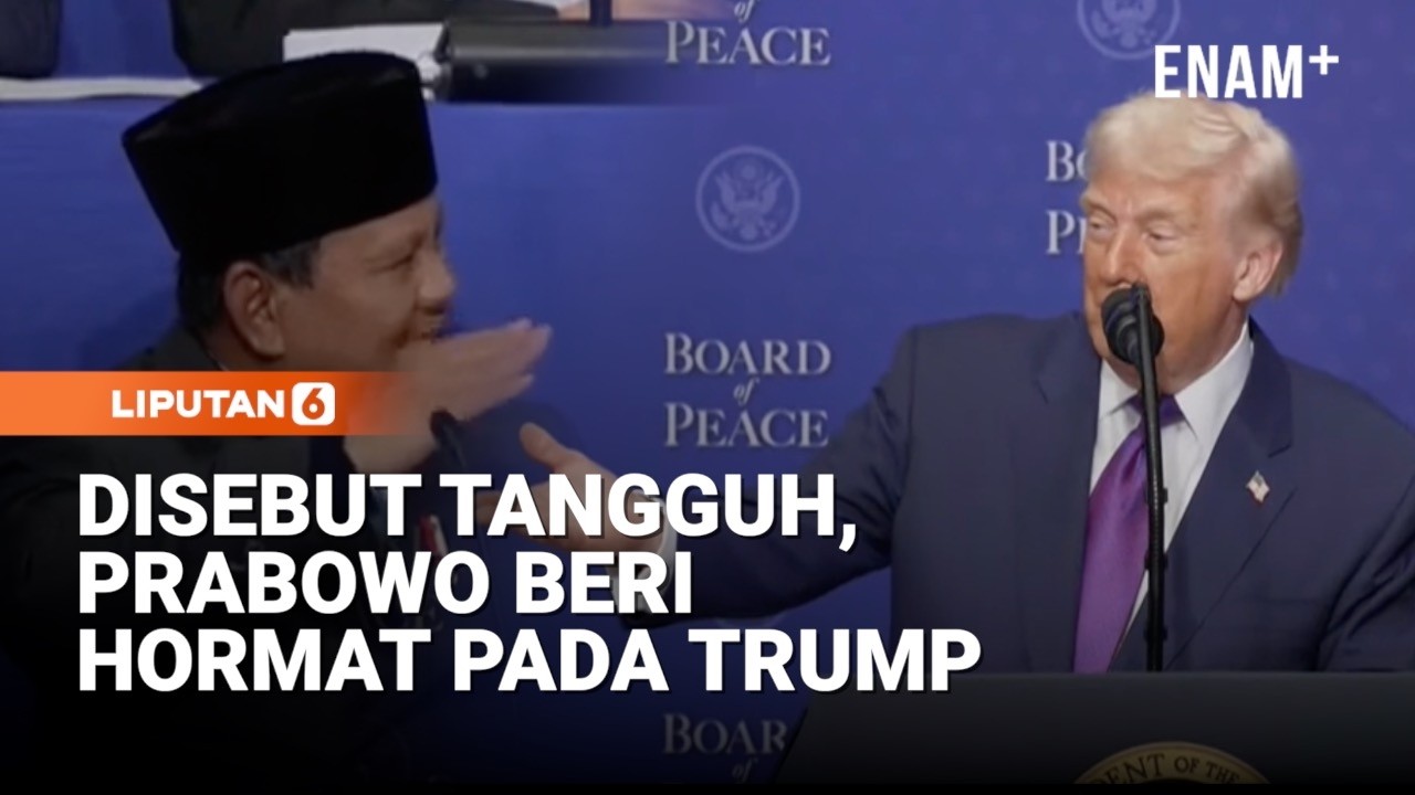 Momen Prabowo Dipuji Trump Berkali Kali, Langsung Hormat! | Liputan6