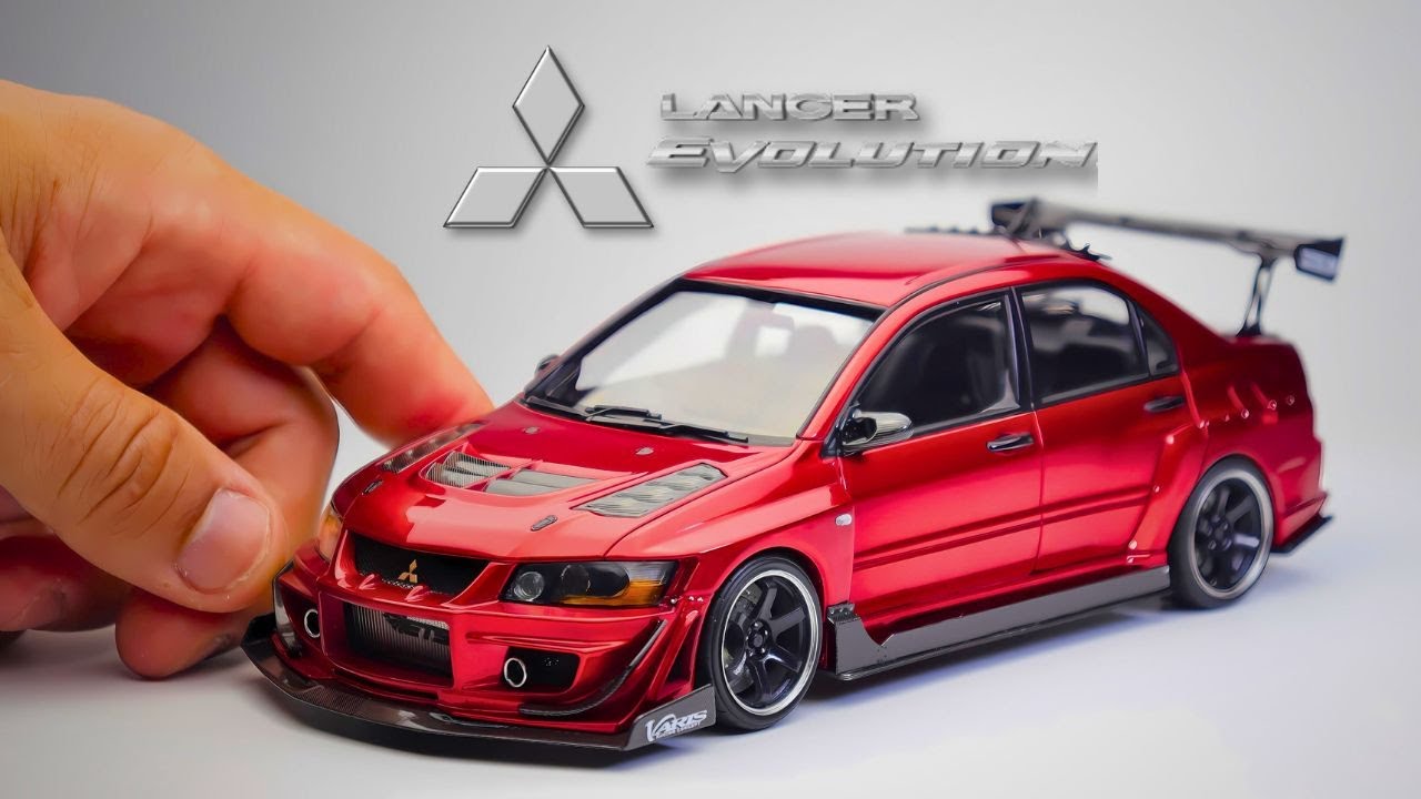 Fujimi Mitsubishi Evo IX 1/24 Full Build (ASMR)