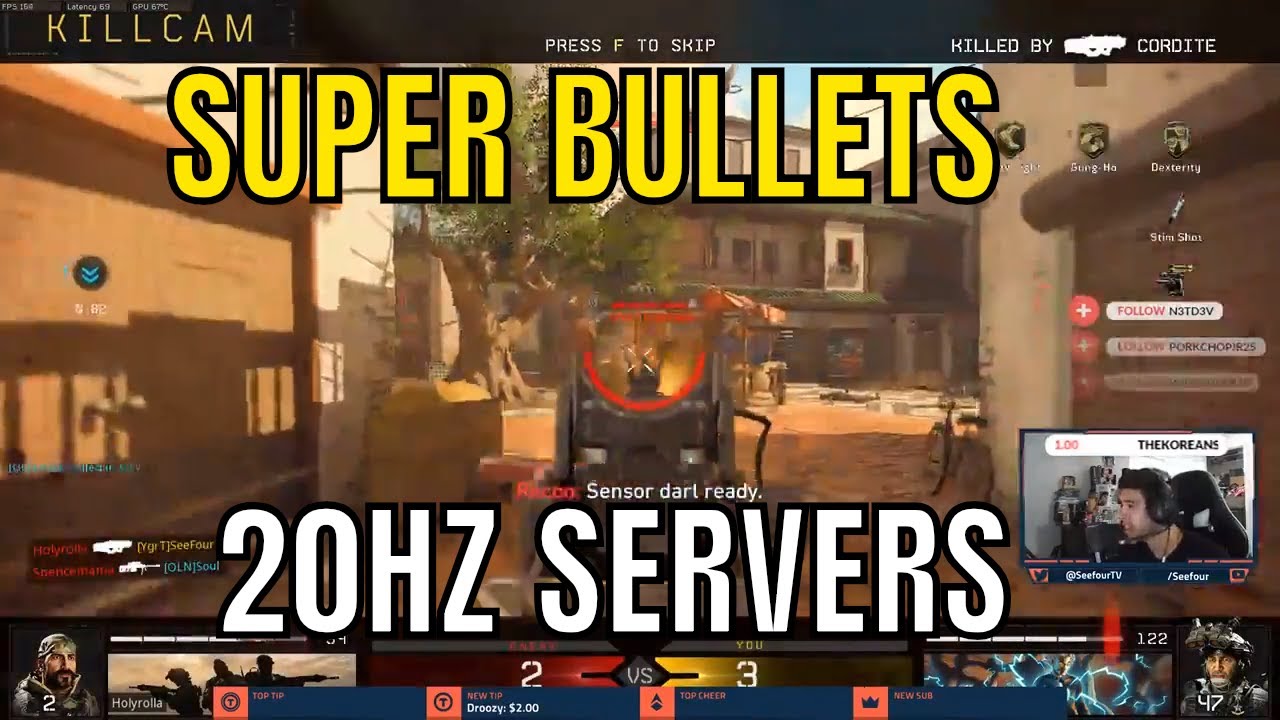 20 HZ Super Bullets (Cordite insane multi kills) - Black Ops 4