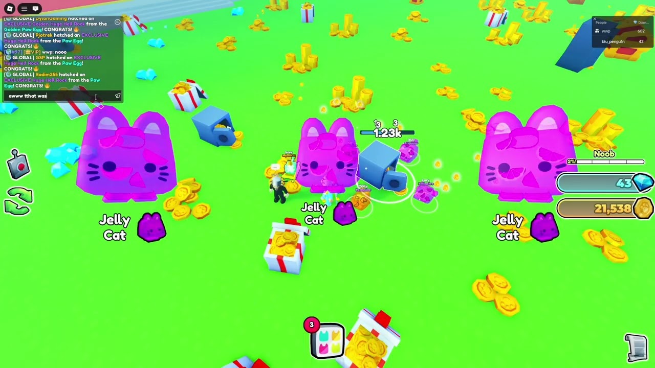 First time playing Pet Simulator X: Enhanced! Collab with @wompwompplays