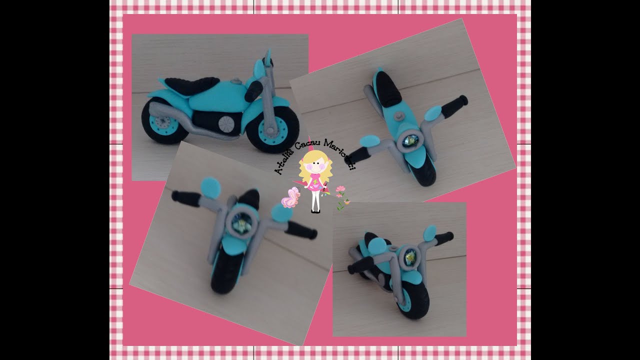 Moto em biscuit