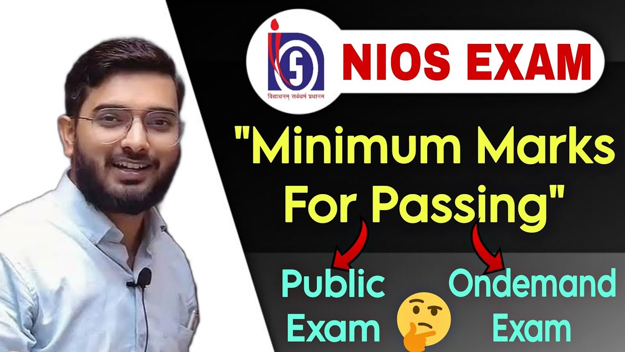 Nios Passing Marks New Update 2024 | Nios April/October/Ondemand Exam Passing Critica TMA Practical