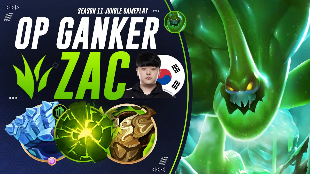 Canyon's HIGH PRESSURE Zac: DEMORALIZE Laners & Junglers With Ganks! | S11 Challenger Jungle Guide