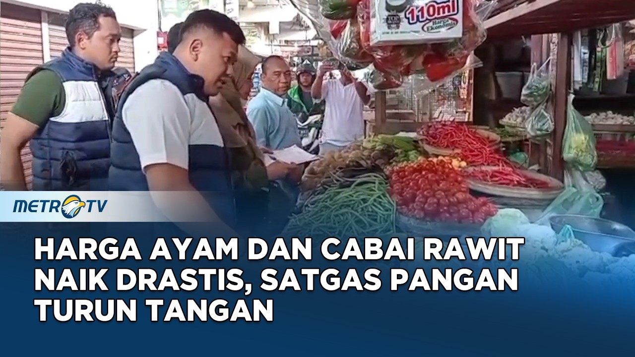Satgas Pangan Sidoarjo Temukan Lonjakan Harga Ayam dan Cabai