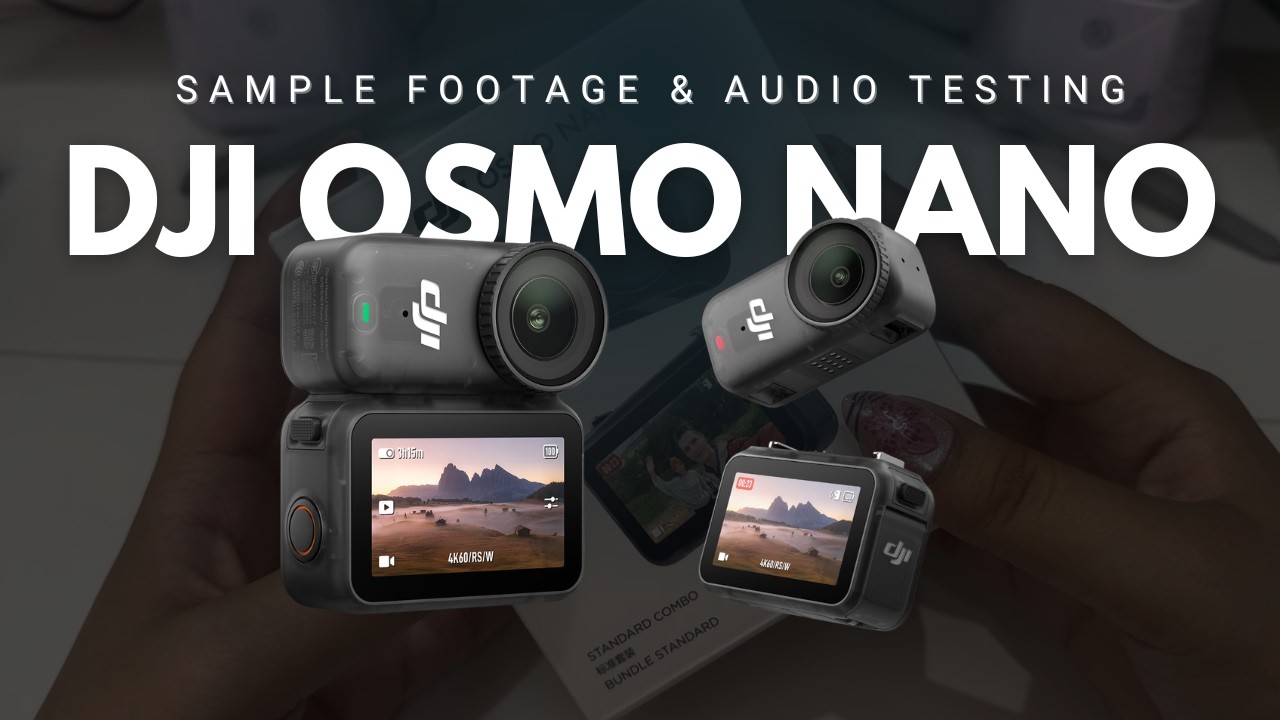 I Bought the DJI Osmo Nano | Unboxing + Sample Footage & Audio Test