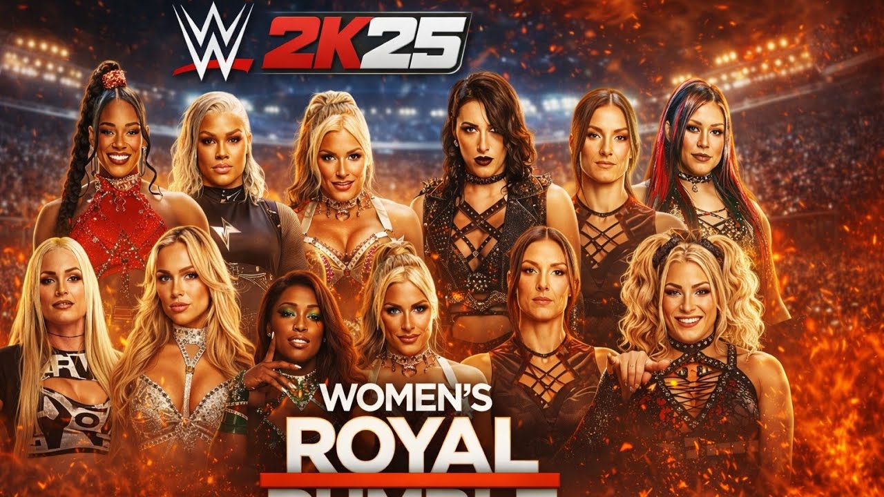 WWE 2K25 Women’s Royal Rumble 2026 – Who Will Survive Till The End? 😱🔥