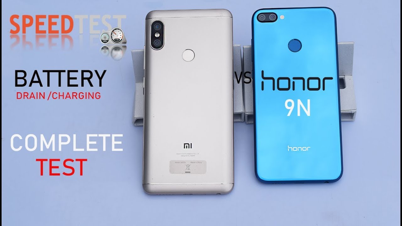 REDMI NOTE 5 PRO VS HONOR 9N - Extreme Speed#Battery charging/drain#Gaming